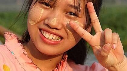 Mädchen aus Myanmar